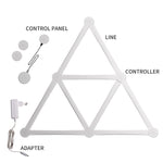 JSK-P22 Smart RGB Mosaic Light Rhythm Light Support Amazon Alexa / Google Assistant /DuerOS, US Plug, EU Plug, UK Plug