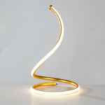 LED Spiral Tischlampe Heim Wohnzimmer Schlafzimmer Dekorationsbeleuchtung Nachttischlampe, EU-Stecker, US-Stecker, UK-Stecker, AU-Stecker, Ohne Stecker