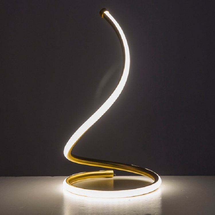 LED Spiral Tischlampe Heim Wohnzimmer Schlafzimmer Dekorationsbeleuchtung Nachttischlampe, EU-Stecker, US-Stecker, UK-Stecker, AU-Stecker, Ohne Stecker