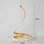 LED Spiral Tischlampe Heim Wohnzimmer Schlafzimmer Dekorationsbeleuchtung Nachttischlampe, EU-Stecker, US-Stecker, UK-Stecker, AU-Stecker, Ohne Stecker