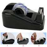 KW-triO Kleiner Tisch-Abroller Schwarz, Klebebandabroller, Klebebandhalter