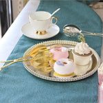 Retro Zinklegierung Besteck Kuchen Obst Dessert Salat Clip, Kuchen Obst eckiger Kopf silberner Clip, Kuchen Obst runder Kopf silberner Clip, Kuchen Obst runder Kopf goldener Clip