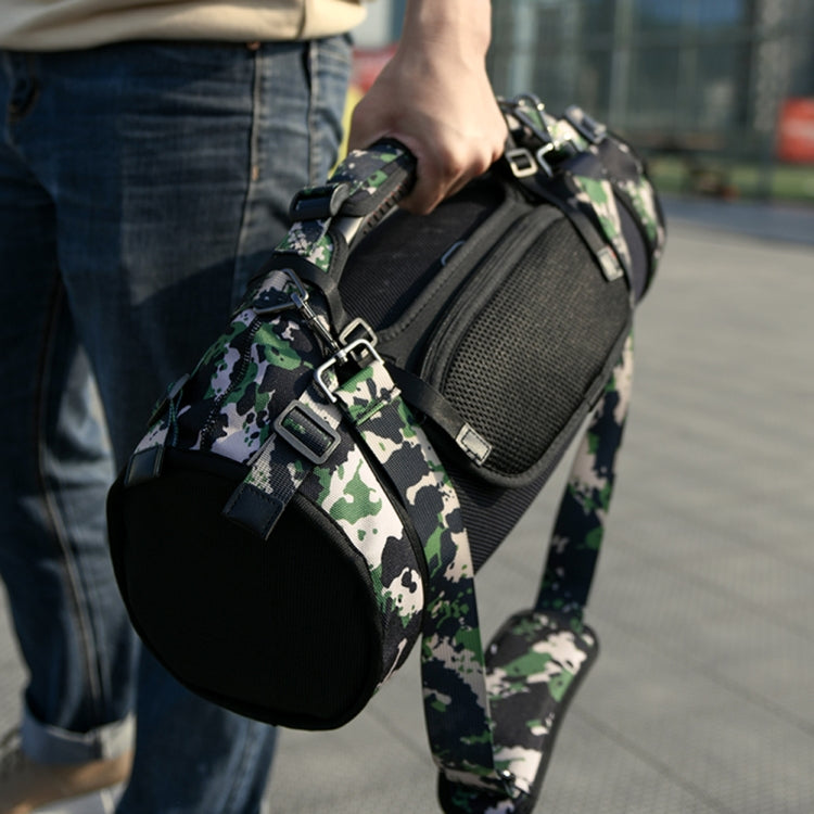 Für JBL Boombox Bluetooth-Lautsprecher Umhängetasche, Lautsprecherhülle Tarnung, Etui + Handytasche Tarnung