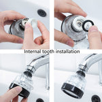 Küchen-Druckwasserhahn, spritzwassergeschützter Sprinklerfilter, Wassersparer, Druckwasserhahn-Wassersparer