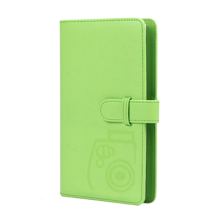 3-Zoll Fotoalbum für 96 Fotos, PU-Leder, große Kapazität, Aufbewahrungstasche mit Mehrfach-Taschenseiten