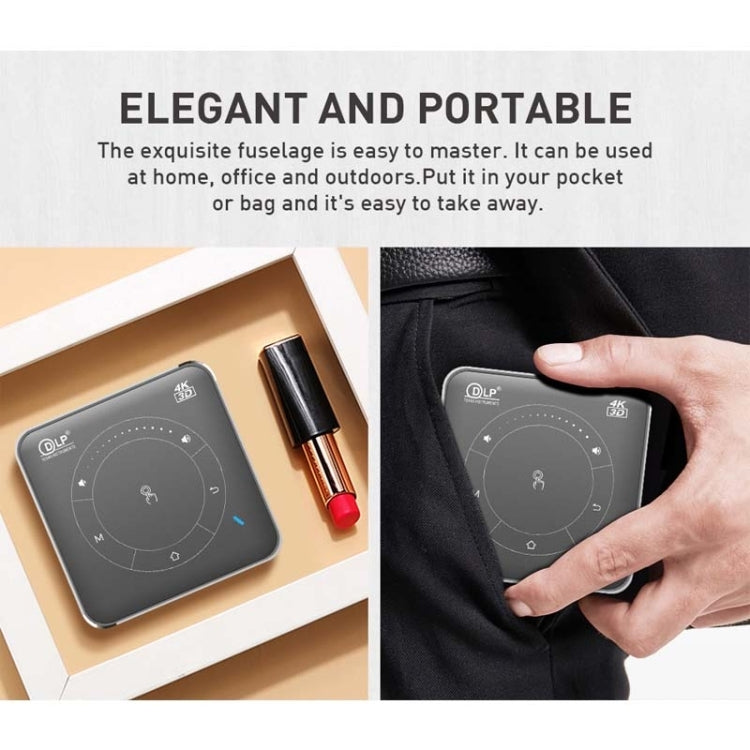 P11 4K HD DLP Mini 3D Projektor 4G + 32G Smart Mikro Bequemer Projektor, US-Stecker, UK-Stecker, EU-Stecker, AU-Stecker