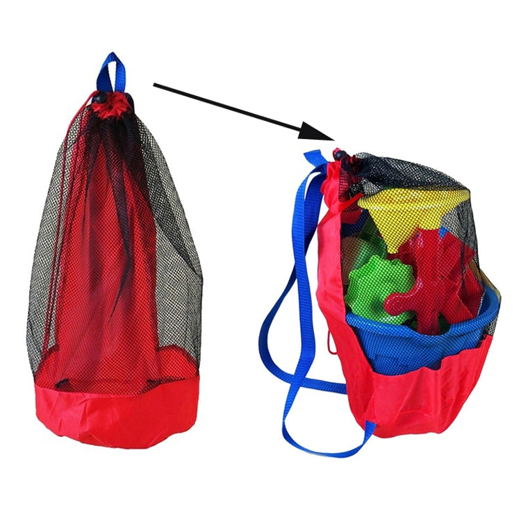 Kinderspielzeug-Strand-Aufbewahrungstasche Spiel-Sandwerkzeug-Aufbewahrungsnetz-Rucksack, Rucksack