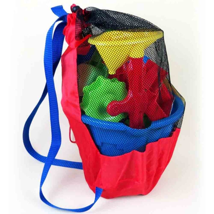 Kinderspielzeug-Strand-Aufbewahrungstasche Spiel-Sandwerkzeug-Aufbewahrungsnetz-Rucksack, Rucksack