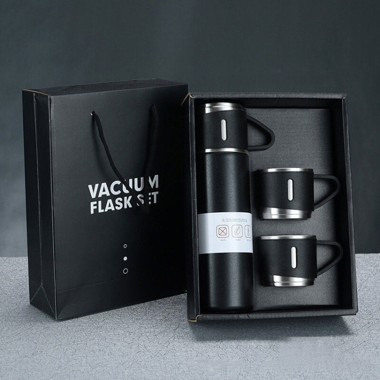 500ml 304 Edelstahl-Thermosbecher, tragbarer Geschäfts-Teetasse, Spezifikation: Geschenkbox-Set
