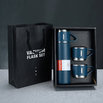 500ml 304 Edelstahl-Thermosbecher, tragbarer Geschäfts-Teetasse, Spezifikation: Geschenkbox-Set