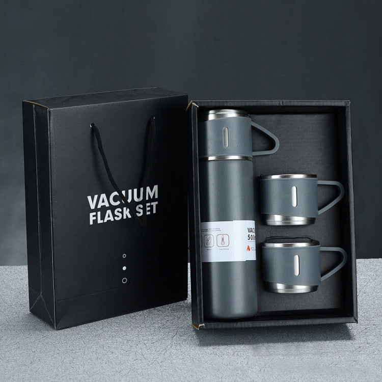 500ml 304 Edelstahl-Thermosbecher, tragbarer Geschäfts-Teetasse, Spezifikation: Geschenkbox-Set