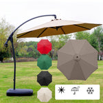 Sonnenschirm Ersatzbezug Polyester Rund Garten-Sonnenschirmbezug, 2,7 m Durchmesser 8 Streben, 3 m Durchmesser 8 Streben