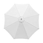 Sonnenschirm Ersatzbezug Polyester Rund Garten-Sonnenschirmbezug, 2,7 m Durchmesser 8 Streben, 3 m Durchmesser 8 Streben