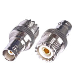 BNC-Buchse auf UHF PL-259-Buchse (gerader Typ) HF-Koaxialadapter, BNC-Buchse auf UHF-Buchse