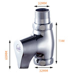Kupferkörper-Schnellöffnungs-Spülventil Hock-WC-Spülventil, mittleres Gehäuse 1 Zoll, großes Gehäuse 1 Zoll, mittleres Gehäuse 20 mm, großes Gehäuse 20 mm