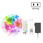 Bluetooth Anzug Smart Musik Sound Control Lichtleiste Wasserdicht 5050 RGB Bunte Atmosphäre LED Lichtleiste mit 24-Tasten Fernbedienung, 5M 150 LEDs, 5M 300 LEDs, 10M 300 LEDs, 10M 600 LEDs, 15M 450 LEDs, 20M 360 LEDs, 30M 540 LEDs