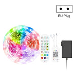 Bluetooth Anzug Smart Musik Sound Control Lichtleiste Wasserdicht 5050 RGB Bunte Atmosphäre LED Lichtleiste mit 24-Tasten Fernbedienung, 5M 150 LEDs, 5M 300 LEDs, 10M 300 LEDs, 10M 600 LEDs, 15M 450 LEDs, 20M 360 LEDs, 30M 540 LEDs