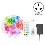 Bluetooth Anzug Smart Musik Sound Control Lichtleiste Wasserdicht 5050 RGB Bunte Atmosphäre LED Lichtleiste mit 24-Tasten Fernbedienung, 5M 150 LEDs, 5M 300 LEDs, 10M 300 LEDs, 10M 600 LEDs, 15M 450 LEDs, 20M 360 LEDs, 30M 540 LEDs