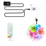 Bluetooth Anzug Smart Musik Sound Control Lichtleiste Wasserdicht 5050 RGB Bunte Atmosphäre LED Lichtleiste mit 24-Tasten Fernbedienung, 5M 150 LEDs, 5M 300 LEDs, 10M 300 LEDs, 10M 600 LEDs, 15M 450 LEDs, 20M 360 LEDs, 30M 540 LEDs