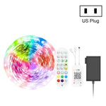 Bluetooth Anzug Smart Musik Sound Control Lichtleiste Wasserdicht 5050 RGB Bunte Atmosphäre LED Lichtleiste mit 24-Tasten Fernbedienung, 5M 150 LEDs, 5M 300 LEDs, 10M 300 LEDs, 10M 600 LEDs, 15M 450 LEDs, 20M 360 LEDs, 30M 540 LEDs