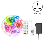 Bluetooth Anzug Smart Musik Sound Control Lichtleiste Wasserdicht 5050 RGB Bunte Atmosphäre LED Lichtleiste mit 24-Tasten Fernbedienung, 5M 150 LEDs, 5M 300 LEDs, 10M 300 LEDs, 10M 600 LEDs, 15M 450 LEDs, 20M 360 LEDs, 30M 540 LEDs