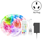 Bluetooth Anzug Smart Musik Sound Control Lichtleiste Wasserdicht 5050 RGB Bunte Atmosphäre LED Lichtleiste mit 24-Tasten Fernbedienung, 5M 150 LEDs, 5M 300 LEDs, 10M 300 LEDs, 10M 600 LEDs, 15M 450 LEDs, 20M 360 LEDs, 30M 540 LEDs