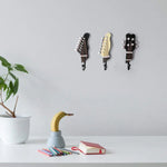 3 PCS Guitar Shape Home Decoration Hook, Guitar Shape Hook