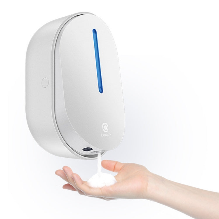 Lebath Kinder Haushalts Wandmontierter automatischer Induktions-Schaumseifenspender, Wandmontierter USB-Spender