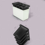 Hausgemachte Eis-am-Stiel-Formen, Set, Weiß, Grün, Blau
