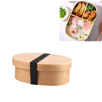 Holz Umweltschutz Geschirr Tragbare Lunchbox Brotdose, Einzelschicht, Doppelschicht