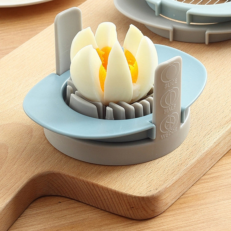 3-in-1 Multifunktionaler Eierschneider Halbiertes Ei-Werkzeug, Bunt, Orange