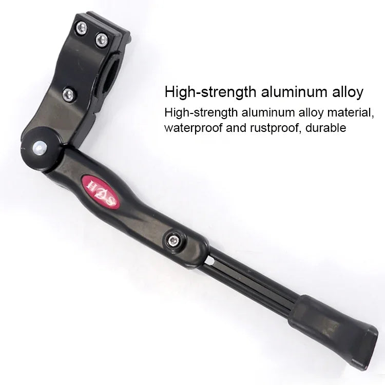 Bicycle Mountain Bike 26 Inch Aluminum Alloy Single Support Car Ladder Foot Support Parking Rack, 26 Inch Black