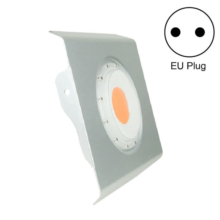 75W Pflanzenwachstumslicht, ultradünn, hohe Helligkeit, Vollspektrum, COB, für den Innenbereich, Gewächshauslicht mit Stecker, EU-Stecker