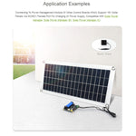 Waveshare 18V 10W Halb-flexibles polykristallines Silizium-Solarpanel, 24167