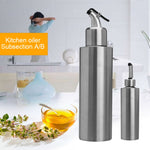 Zylindrische Gewürzflasche Edelstahl-Ölkännchen, 250 ml, 350 ml, 550 ml