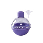 2x Whisky Birnen Ice Ball Silikonform mit Trichter, mit Trichter+Himmelblau, mit Trichter+Lavendelviolett, mit Trichter+Kirschblütenrosa, mit Trichter+Bananengelb