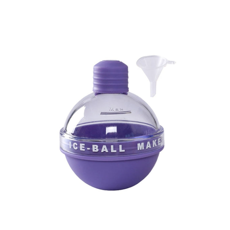 2x Whisky Birnen Ice Ball Silikonform mit Trichter, mit Trichter+Himmelblau, mit Trichter+Lavendelviolett, mit Trichter+Kirschblütenrosa, mit Trichter+Bananengelb