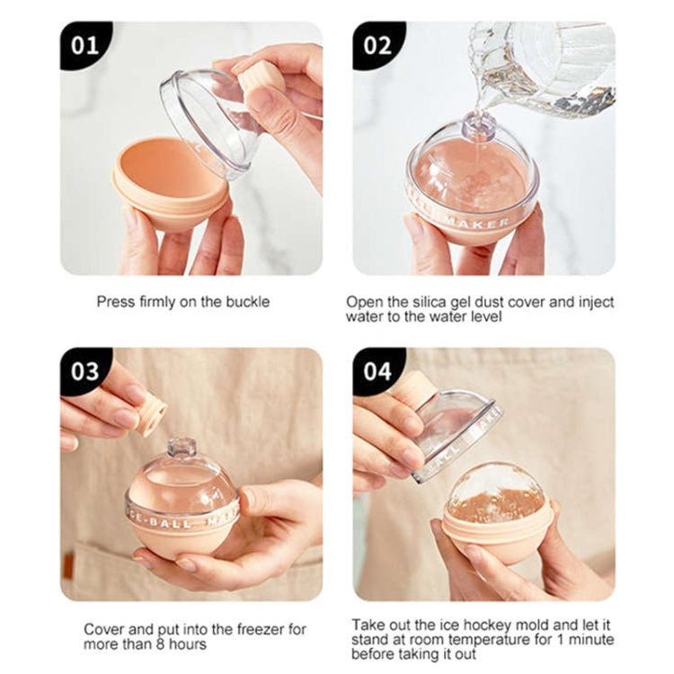 2x Whisky Birnen Ice Ball Silikonform mit Trichter, mit Trichter+Himmelblau, mit Trichter+Lavendelviolett, mit Trichter+Kirschblütenrosa, mit Trichter+Bananengelb