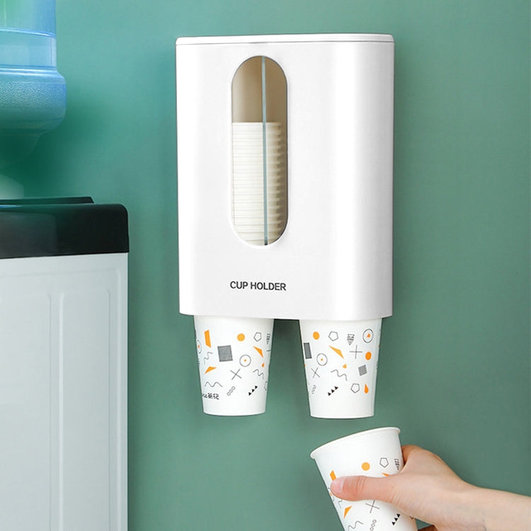 Haushalts-stanzfreier Wandhalter für Einweg-Pappbecher, automatischer Wasserbecherhalter-Spender