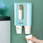 Haushalts-stanzfreier Wandhalter für Einweg-Pappbecher, automatischer Wasserbecherhalter-Spender