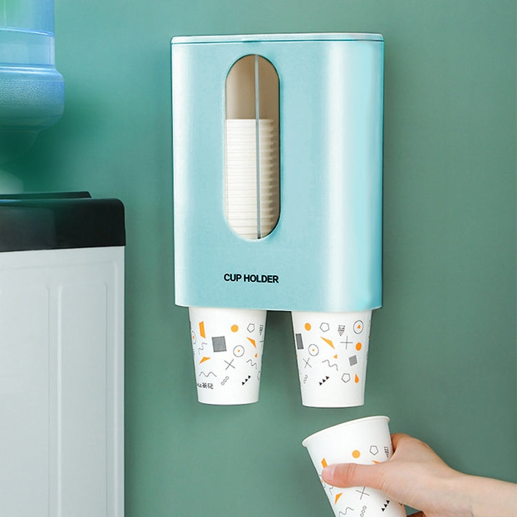 Haushalts-stanzfreier Wandhalter für Einweg-Pappbecher, automatischer Wasserbecherhalter-Spender
