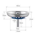 Edelstahl 304 Waschbecken Sieb, helles Sieb
