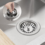 Edelstahl 304 Waschbecken Sieb, helles Sieb