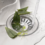Edelstahl 304 Waschbecken Sieb, helles Sieb