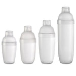 Shaker Cup PC Oz Cup Shaker mit Skala Shaker Shaker Milchteekanne Saftkrug, 350ml Transparent, 530ml Transparent, 700ml Transparent, 1000ml Transparent, 350ml Schwarz Doppelskala, 530ml Schwarz Doppelskala