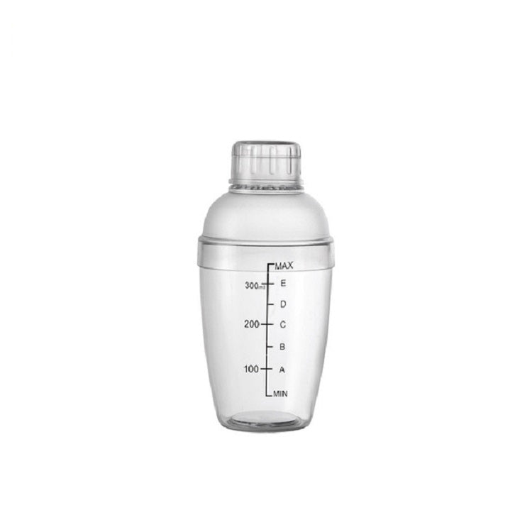 Shaker Cup PC Oz Cup Shaker mit Skala Shaker Shaker Milchteekanne Saftkrug, 350ml Transparent, 530ml Transparent, 700ml Transparent, 1000ml Transparent, 350ml Schwarz Doppelskala, 530ml Schwarz Doppelskala