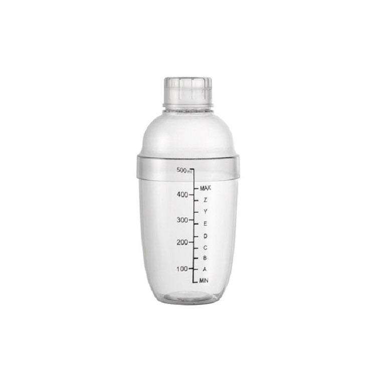 Shaker Cup PC Oz Cup Shaker mit Skala Shaker Shaker Milchteekanne Saftkrug, 350ml Transparent, 530ml Transparent, 700ml Transparent, 1000ml Transparent, 350ml Schwarz Doppelskala, 530ml Schwarz Doppelskala