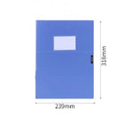 Deli 5683 Aktenbox A4 Kunststoff-Aktenbox 55mm Büro-Aufbewahrungsbox Informationsbox