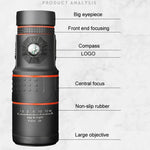 FEIRSH 12x50 High-Definition Monokular mit Dämmerungssicht für Konzerte, Handy-Kamera-Ferngläser, T01 12x50