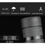Kontinuierlicher Zoom-Einzelrohr-Restlicht-Nachtsicht-HD-Hochvergrößerungsteleskop, 10-30X50
